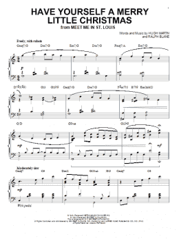 page one of Have Yourself A Merry Little Christmas [Jazz version] (arr. Brent Edstrom) (Piano Solo)