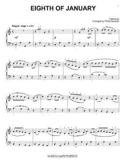 page one of Eighth Of January (arr. Phillip Keveren) (Piano Solo)