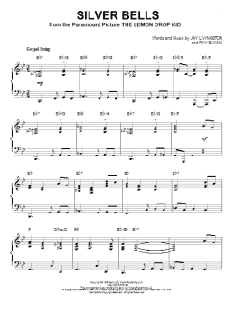 page one of Silver Bells [Jazz version] (arr. Brent Edstrom) (Piano Solo)