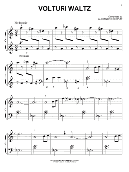 page one of Volturi Waltz (from The Twilight Saga: New Moon) (Big Note Piano)