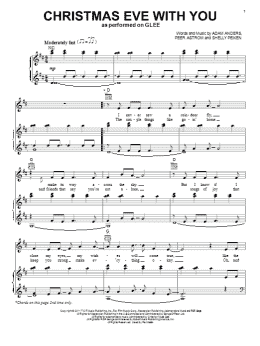 page one of Christmas Eve With You (Piano, Vocal & Guitar Chords (Right-Hand Melody))