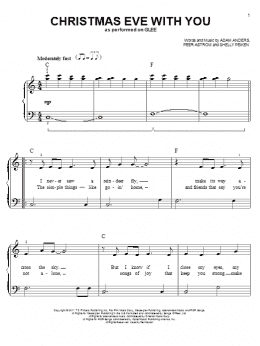 page one of Christmas Eve With You (Piano, Vocal & Guitar Chords (Right-Hand Melody))