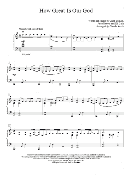 page one of How Great Is Our God (arr. Glenda Austin) (Educational Piano)