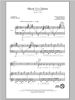page one of Show Us Christ (SATB Choir)