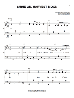 page one of Shine On, Harvest Moon (Accordion)
