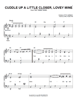 page one of Cuddle Up A Little Closer, Lovey Mine (arr. Gary Meisner) (Accordion)