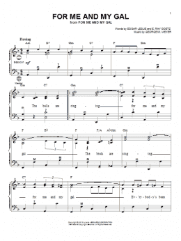 page one of For Me And My Gal (arr. Gary Meisner) (Accordion)