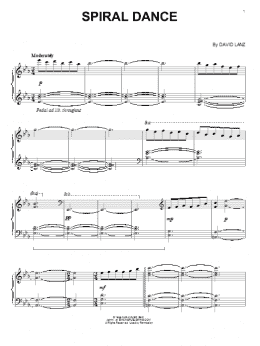 page one of Spiral Dance (Piano Solo)
