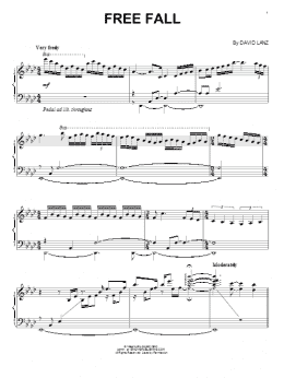 page one of Free Fall (Piano Solo)