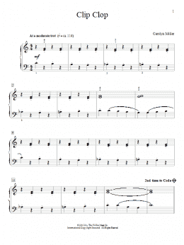 page one of Clip Clop (Educational Piano)
