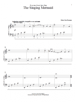 page one of The Singing Mermaid (Educational Piano)