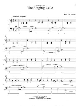 page one of The Singing Cello (Educational Piano)
