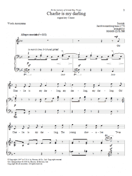 page one of Charlie Is My Darling (Piano & Vocal)