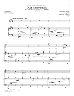 page one of Over The Mountains (Piano & Vocal)