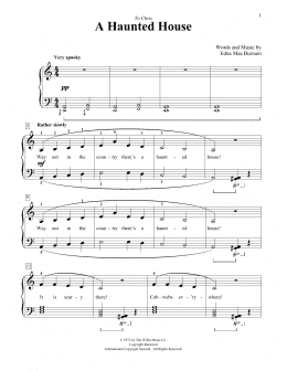 page one of A Haunted House (Educational Piano)