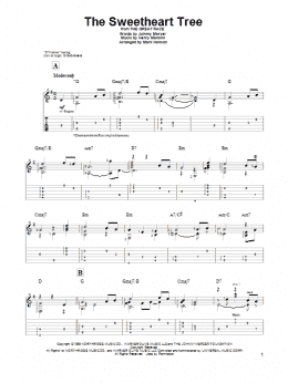 page one of The Sweetheart Tree (Solo Guitar)