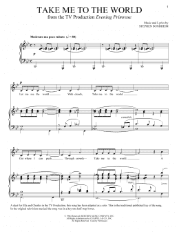 page one of Take Me To The World (Piano & Vocal)