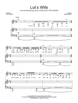 page one of Lot's Wife (Piano, Vocal & Guitar Chords (Right-Hand Melody))