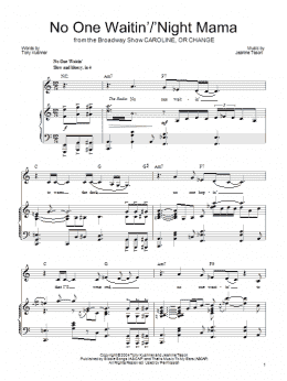 page one of No One Waitin'/'Night Mamma (Piano, Vocal & Guitar Chords (Right-Hand Melody))
