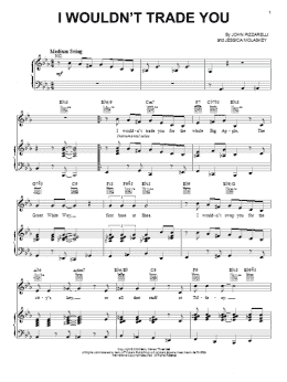 page one of I Wouldn't Trade You (Piano, Vocal & Guitar Chords (Right-Hand Melody))