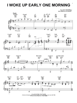 page one of I Woke Up Early One Morning (Piano, Vocal & Guitar Chords (Right-Hand Melody))