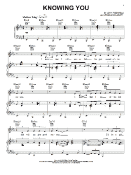 page one of Knowing You (Piano, Vocal & Guitar Chords (Right-Hand Melody))