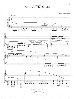 page one of Storm In The Night (Educational Piano)