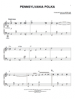 page one of Pennsylvania Polka (Accordion)