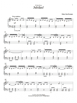 page one of Jubilee! (Educational Piano)