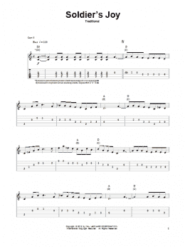 page one of Soldier's Joy (Guitar Tab (Single Guitar))