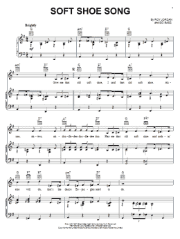 page one of Soft Shoe Song (The Dance My Darlin' Used To Do) (Piano, Vocal & Guitar Chords (Right-Hand Melody))