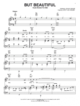 page one of But Beautiful (Piano, Vocal & Guitar Chords (Right-Hand Melody))
