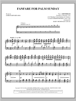 page one of Fanfare For Palm Sunday (Handbells)