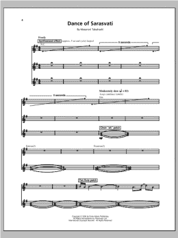 page one of Dance Of Sarasvati (Piano & Vocal)