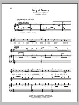 page one of Lady Of Dreams (Piano & Vocal)