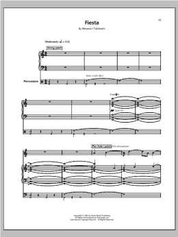 page one of Fiesta/Space Queen (Space 2) (Piano & Vocal)