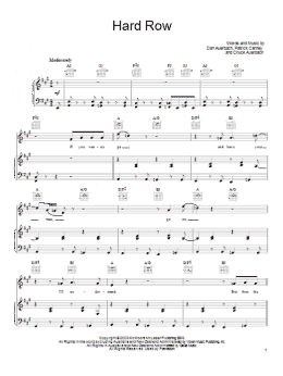 page one of Hard Row (Piano, Vocal & Guitar Chords (Right-Hand Melody))