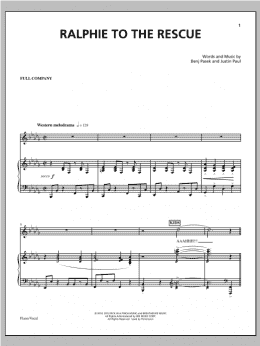 page one of Ralphie To The Rescue (Piano & Vocal)