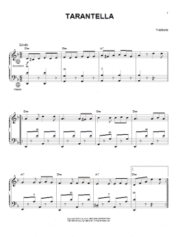 page one of Tarantella (Accordion)
