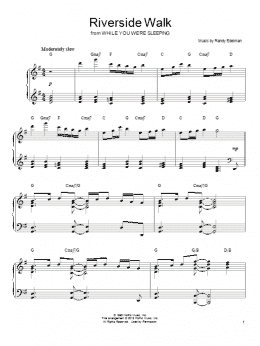 page one of Riverside Walk (Piano Solo)