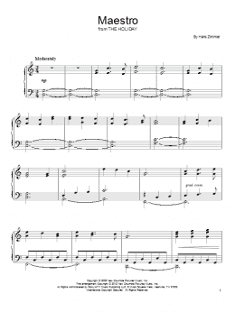 page one of Maestro (Piano Solo)