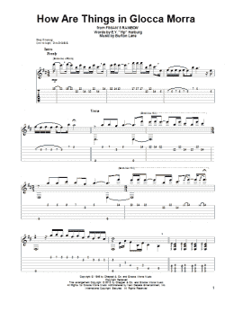 page one of How Are Things In Glocca Morra (Solo Guitar)