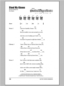 page one of Steal My Kisses (Guitar Chords/Lyrics)