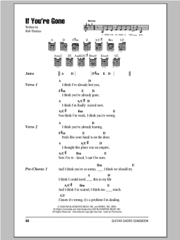 page one of If You're Gone (Guitar Chords/Lyrics)