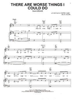 page one of There Are Worse Things I Could Do (Piano, Vocal & Guitar Chords (Right-Hand Melody))