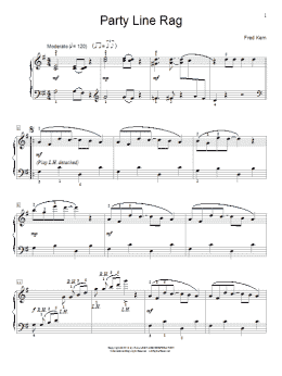 page one of Party Line Rag (Educational Piano)