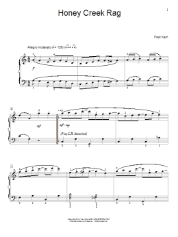 page one of Honey Creek Rag (Educational Piano)