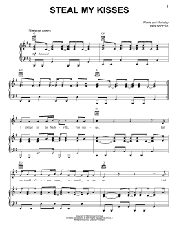 page one of Steal My Kisses (Piano, Vocal & Guitar Chords (Right-Hand Melody))