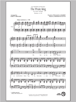 page one of The Pirate King (2-Part Choir)