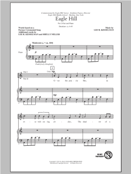 page one of Eagle Hill (2-Part Choir)